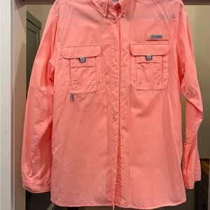 Columbia Coral Button-Up Shirt